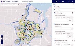 rochester crime map police mapping city department below click cityofrochester gov