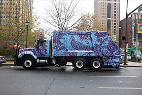 A painted garbage truck was one of the ideas the class gave.