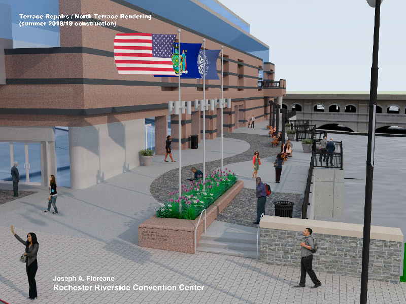 Convention Center Terrace Rendering