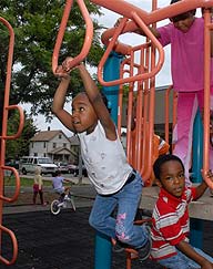 Kids at Flint St. Community Center.