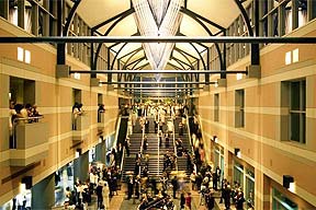 Convention Center interior staircase