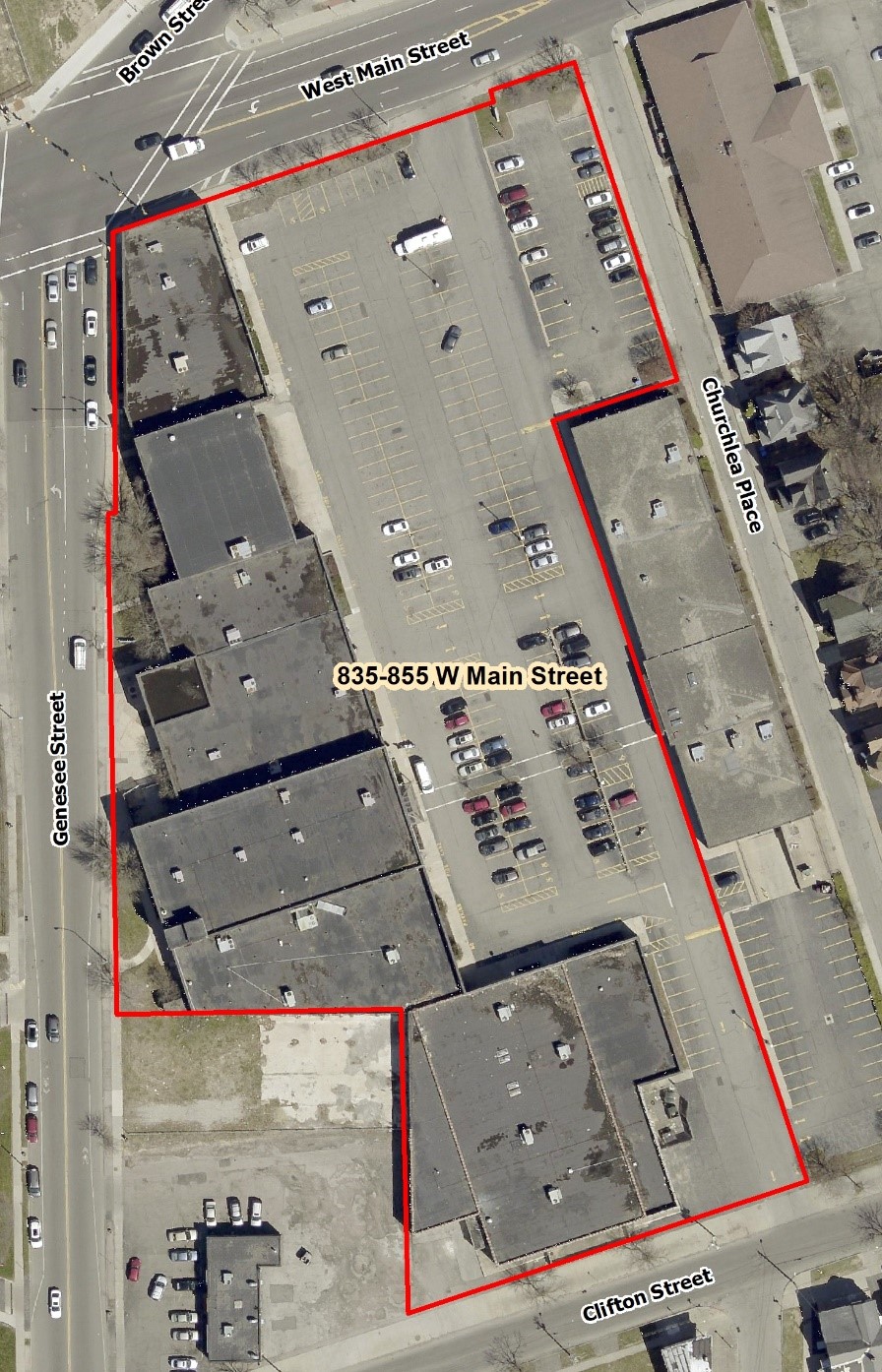 835-855 W Main St Site Map